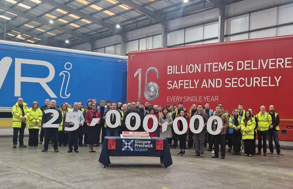 Glasgow Prestwick Airport celebrates e-commerce milestone By Damian Brett | 19 February 2026