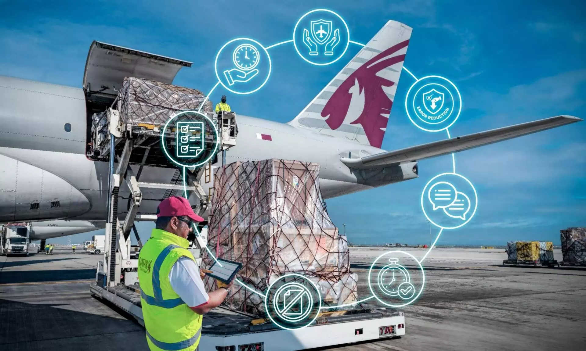 Qatar Airways Cargo launches ramp digital programme ROLS tool enables real-time data, full ULD checks and paperless ground handling worldwide operations.