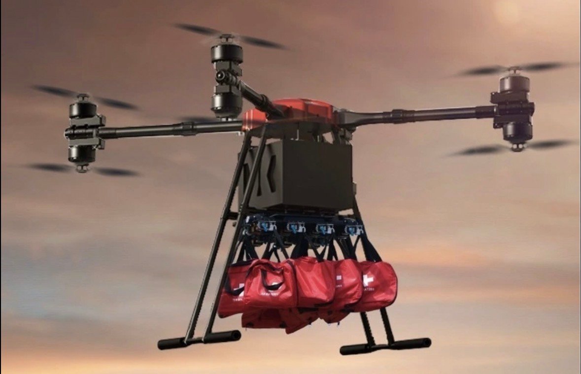 Customized Industrial Drone System with Multi-Payload Configuration