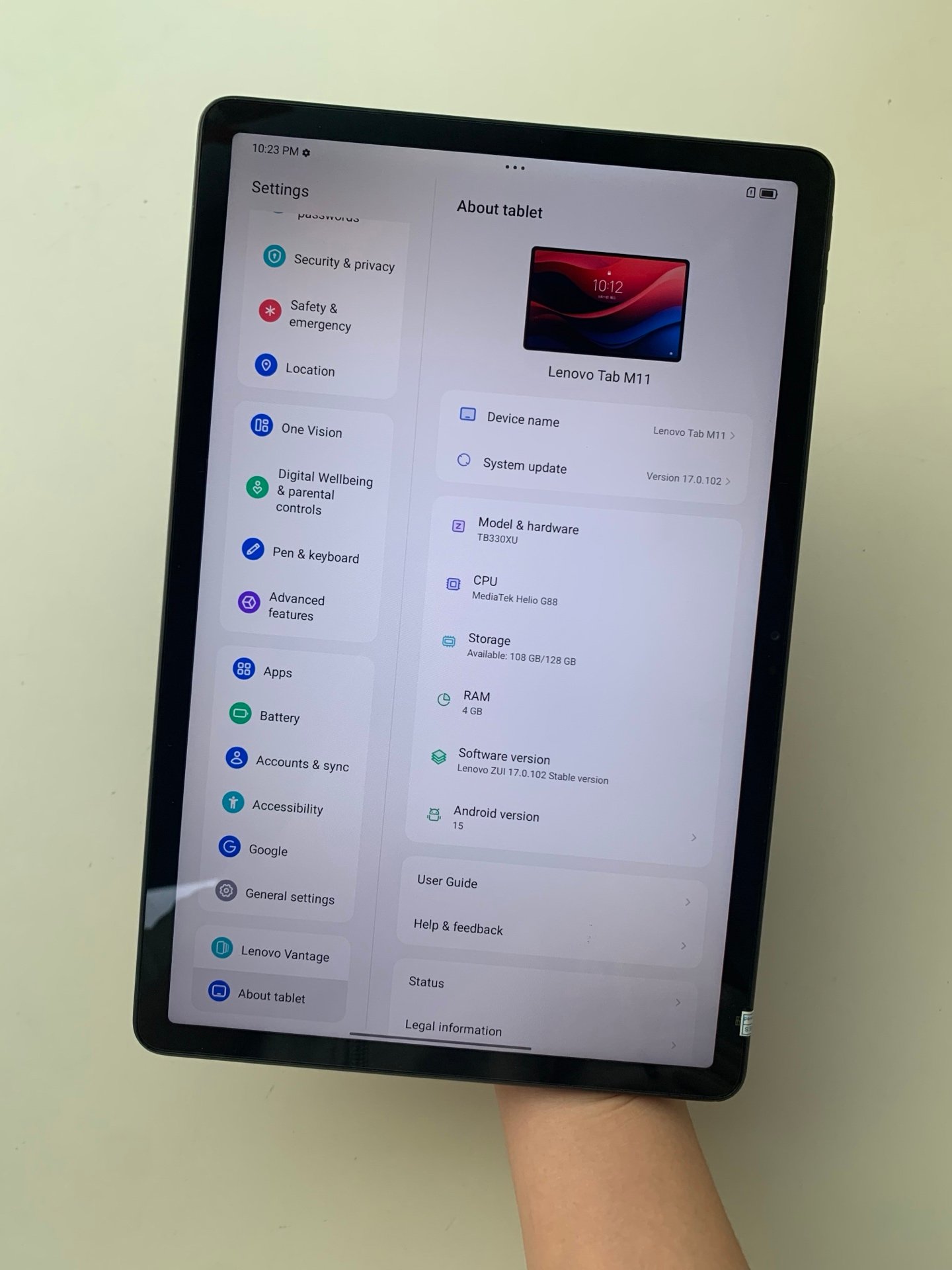 Lenovo Tab M11 TB330XU 11inch 💰 thumbnail