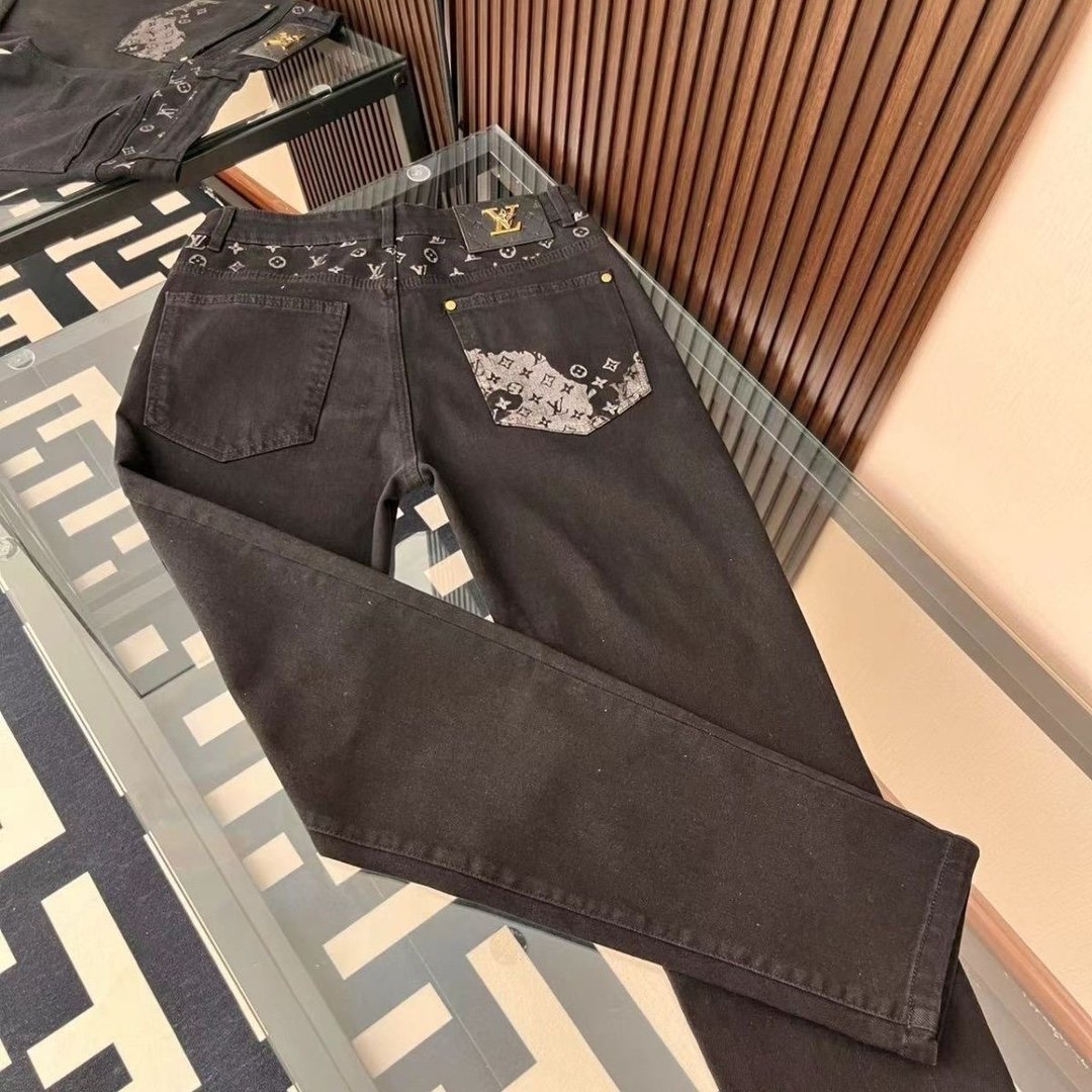 Luxury Design Lv Jeans original 100% thumbnail
