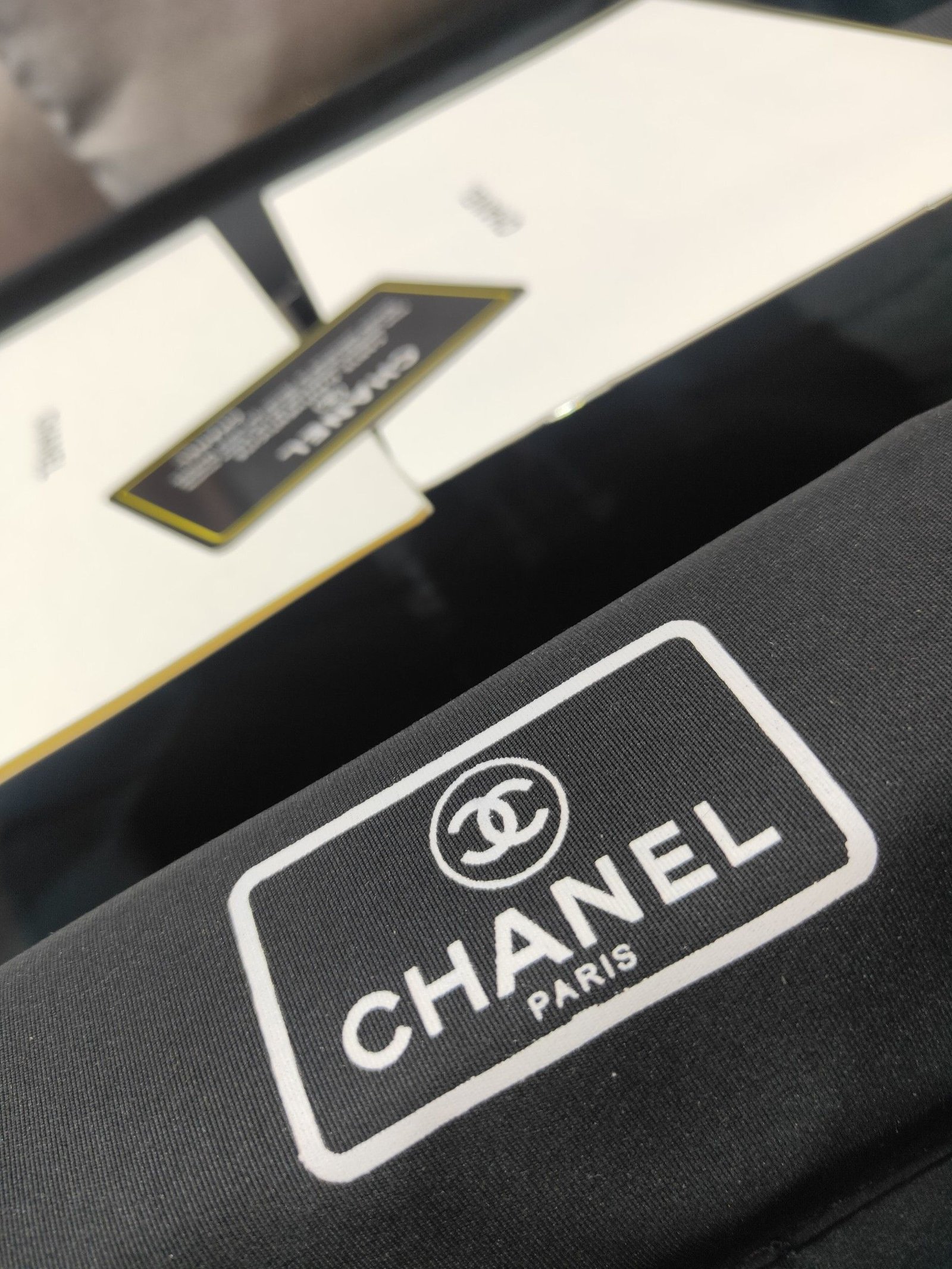 Chanel black quilted wheeled suitcase 100% original thumbnail