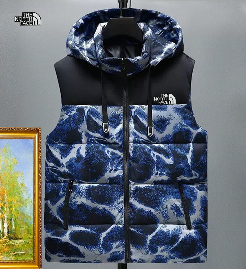 The North Face bomber vest jackets assorted