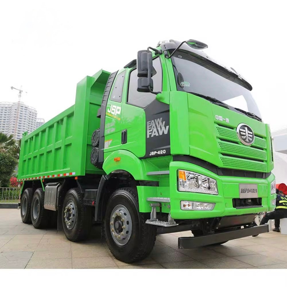 Faw J6P 420hp 8x4 Left Steering Euro 5 Tipper Truck for Construction thumbnail