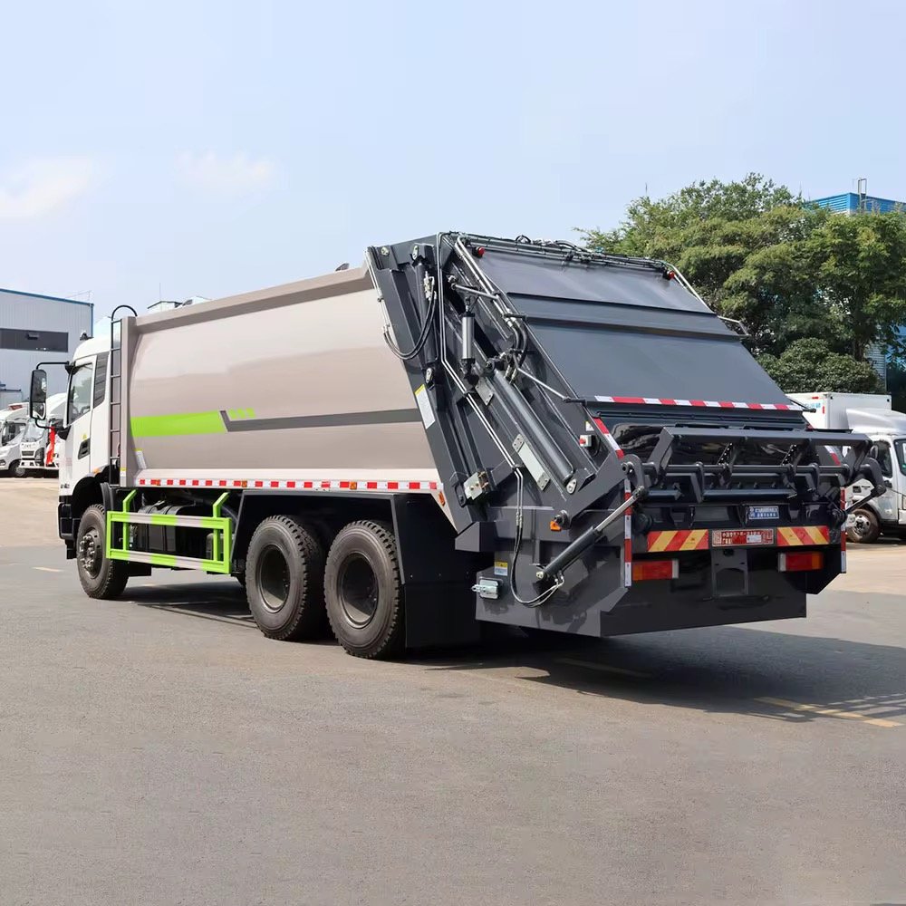 Dongfeng 6x4 Chassis Garbage Compactor Truck 15 Tons High Pressure Waste Compressor thumbnail