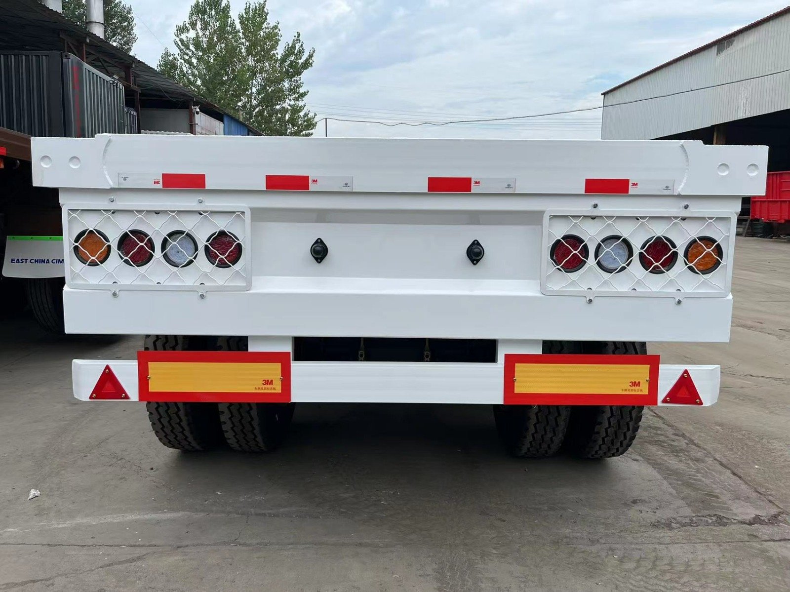 ZW Group 3 axles 60 ton flatbed semi trailer thumbnail