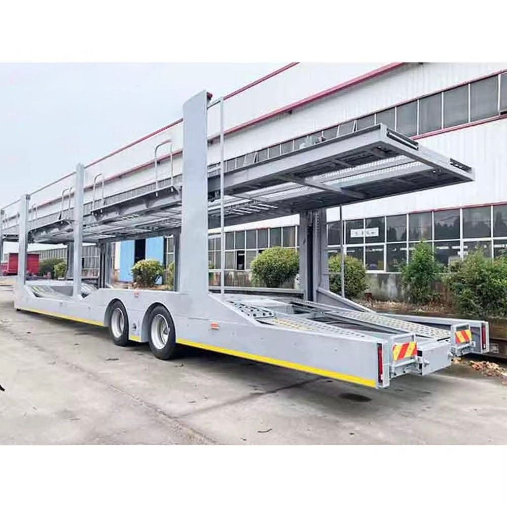 ZW  2/3/4 Axles Car Transport Truck Trailer Double Deck Car Carrier Semi Trailer Oman thumbnail