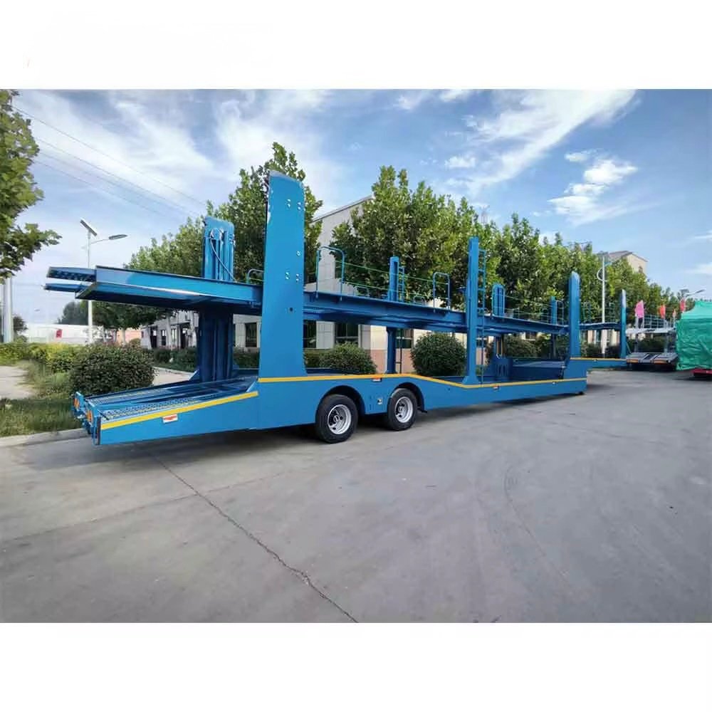 ZW  2/3/4 Axles Car Transport Truck Trailer Double Deck Car Carrier Semi Trailer Oman