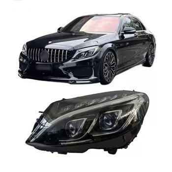Mercedes-Benz W205 LED Dual Lens Headlamp Pair thumbnail