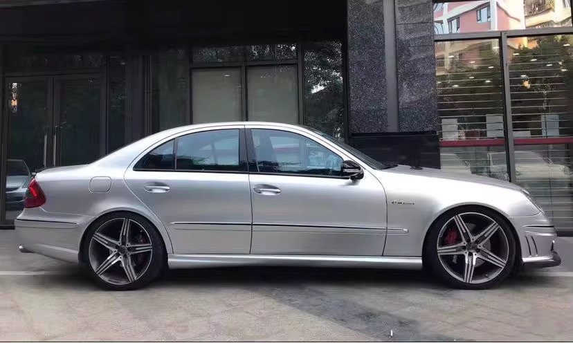 Mercedes-Benz W211 Modification Front Bumper Body Kit Fender Diffuser Front Spoiler air Dams Hood Bumper Side Skirts Bumper thumbnail
