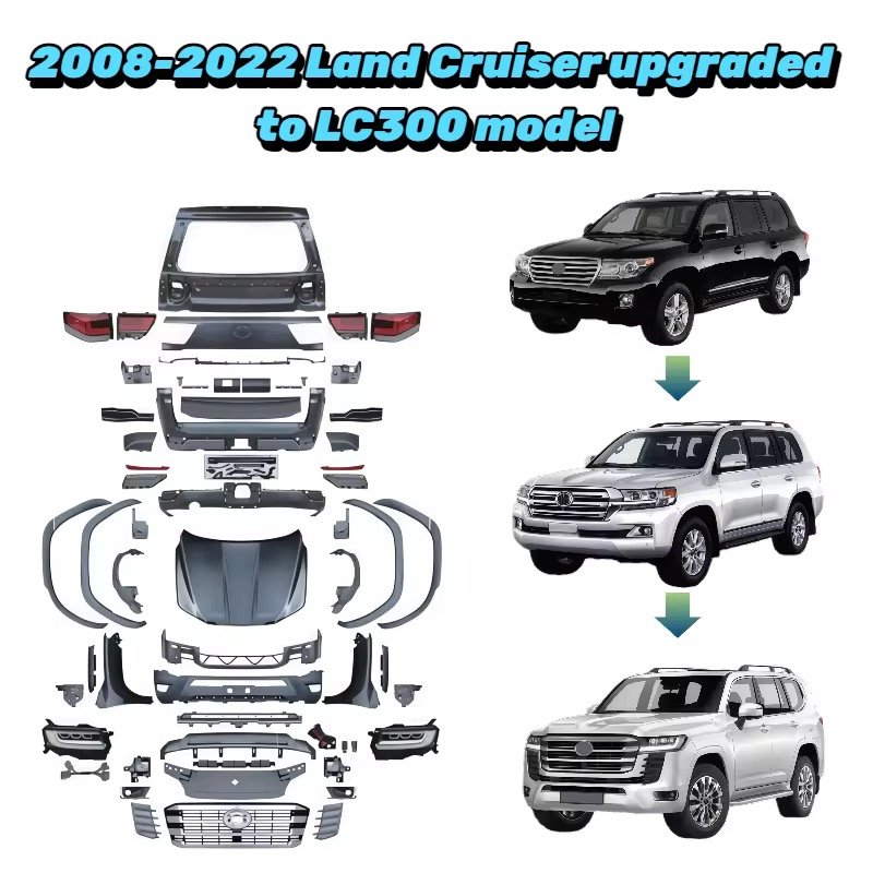Toyota Land Cruiser 2008-2022 Upgrade to LC300 Body Kits Front Bumper