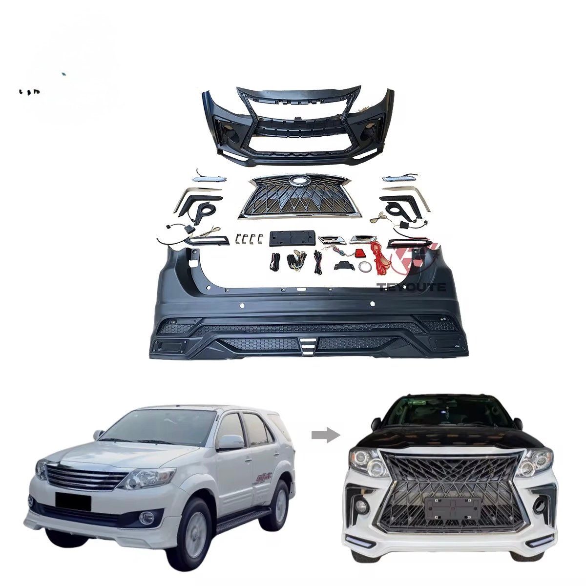 Toyota Fortuner body kits upgrade thumbnail