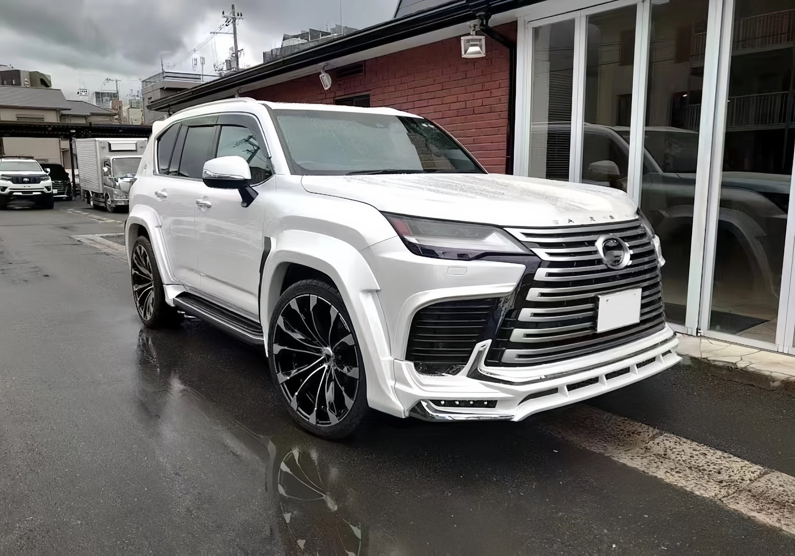 LX600 Wide Body With Large Surround, Front Lip, Rear Lip, Eyebrows, Tail, Leaf Plate