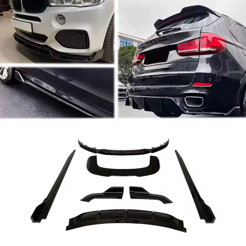 High Quality ABS material For 2014-2018 X5 F15 aerokit Bodykit Front Lip Splitter Side Skirt Diffuser thumbnail