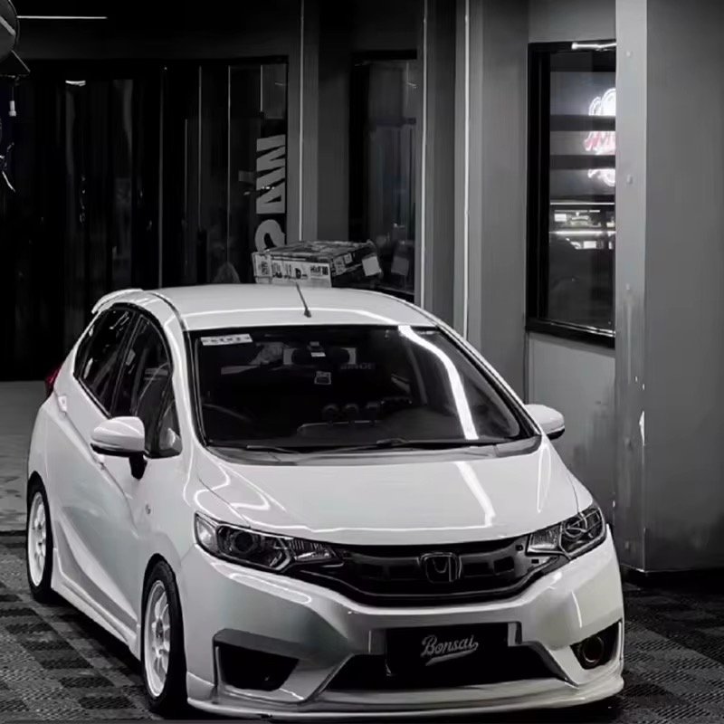OEM Accessories Body Kit Upgrade GV Style Front Lip Rear Lip Side Skirt Car Bumper for Honda Jazz Gk5 Fit thumbnail