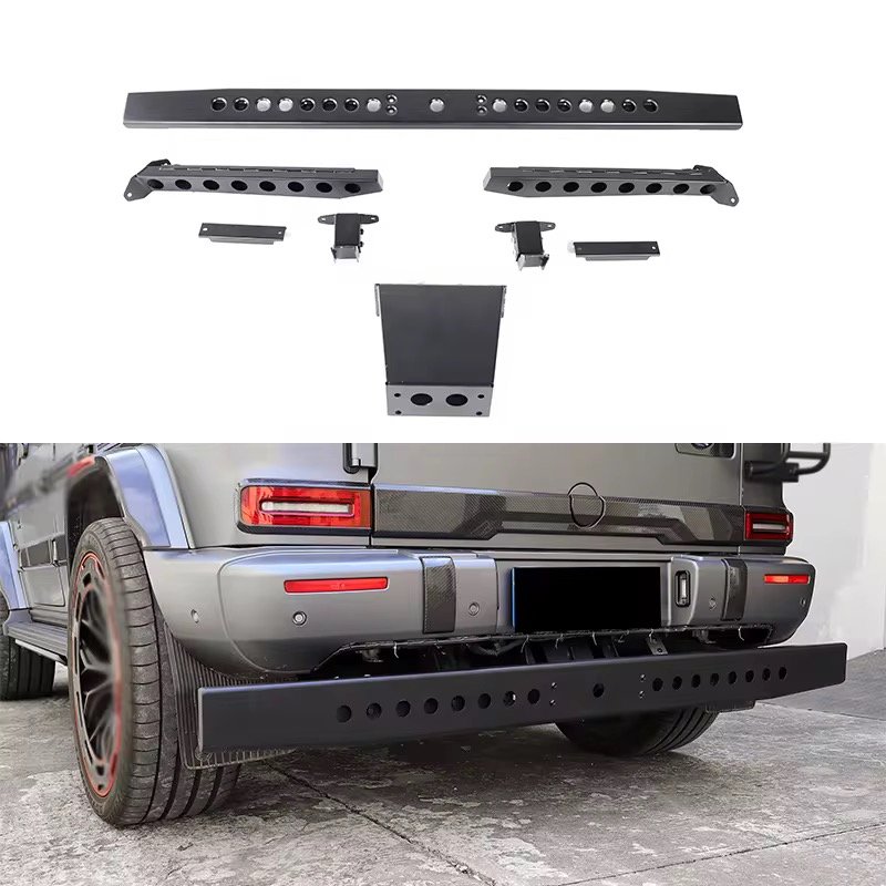 Manufacturer G-class W464 4x4 Rear Bull Bar for 2019y~ W463A G63 Bumper Guard Carbon Steel Car thumbnail
