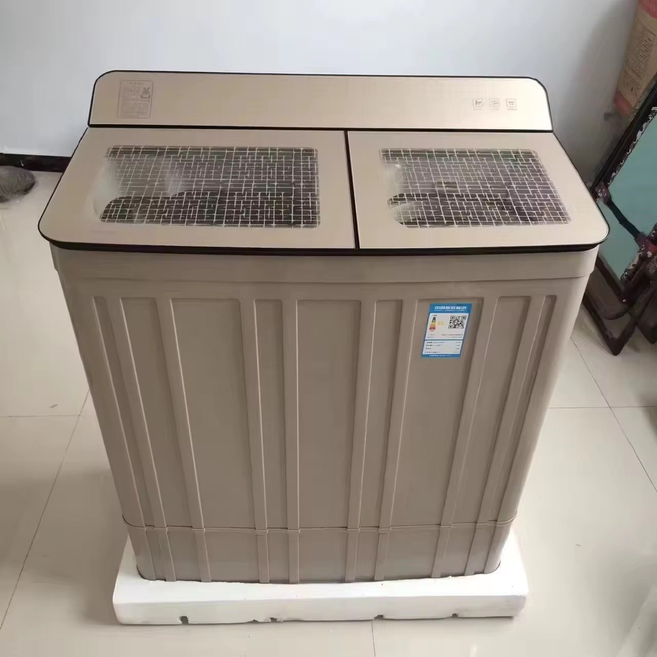 15kg Large Capacity Semi-automatic Washing Machine with Dual Cylinder